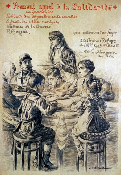 Chiamata urgente per il supporto, 1917 da Louis Tinayre